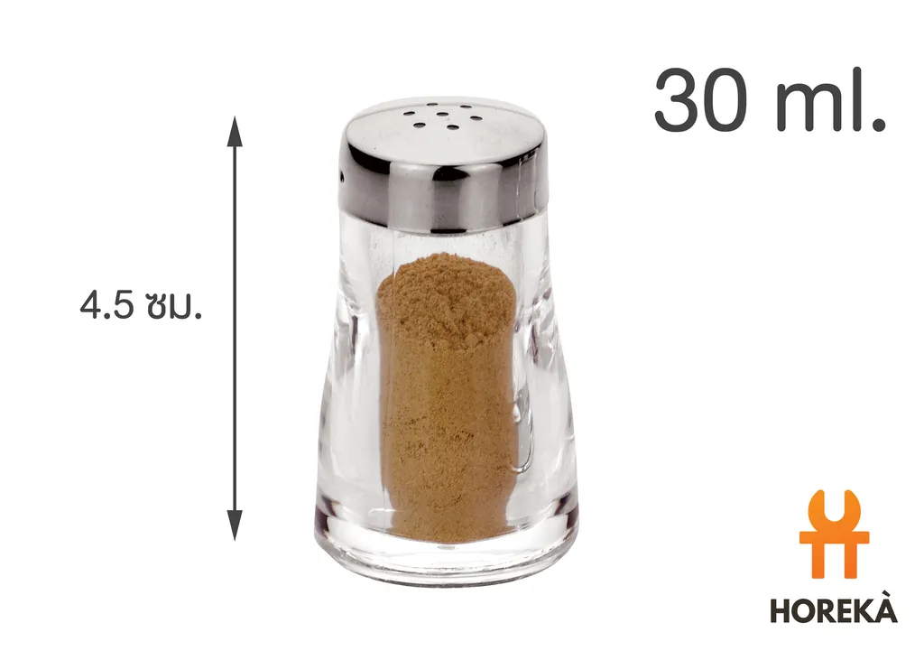 ขวดพริกไทยอะคริลิค 7.5 ซม. #8076 (1*288)
