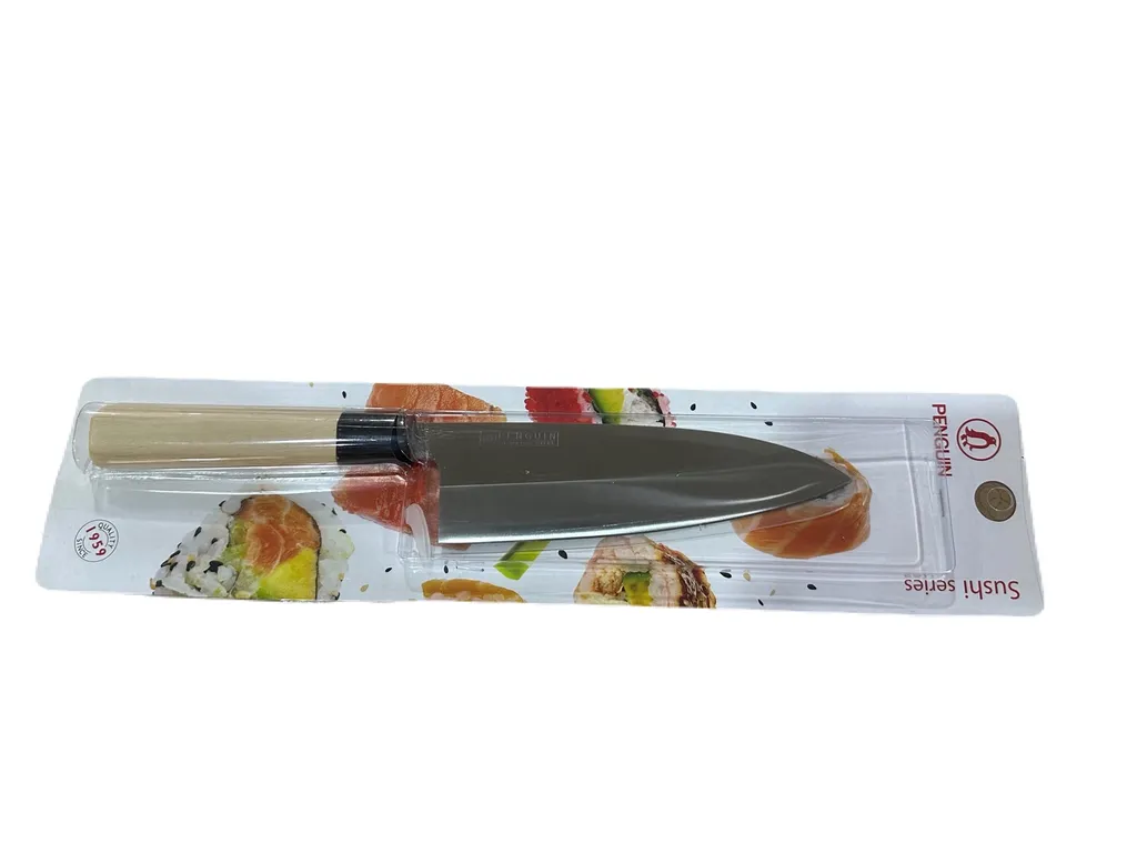 มีดแล่เนื้อใหญ่ด้ามไม้ 8