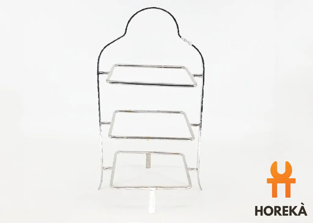 (B)ที่วางโชว์ขนม 3 ชั้นเหลี่ยม 34.5*24*H36 ซม.