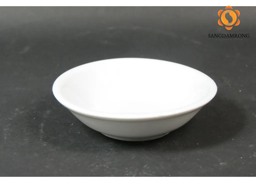 ถ้วยน้ำจิ้ม 3" ขาว