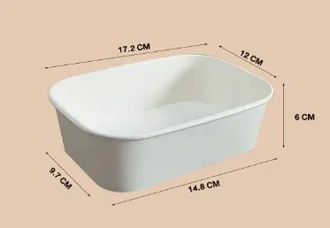 PR-750K-RLO กล่องคราฟท์วงรี+ฝาOPS 750 ml.(1*25*12)
