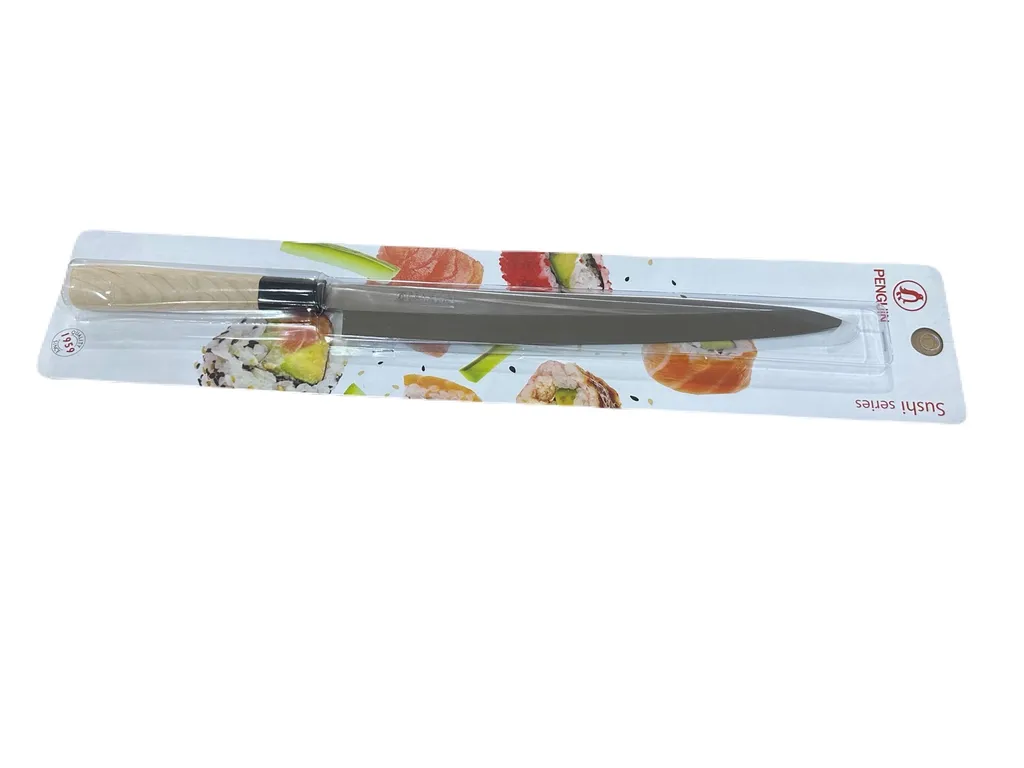 มีดซูชิด้ามไม้ 12