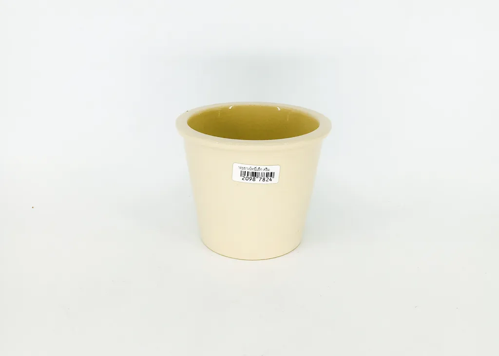 กระถางโทนี่เล็ก ครีมขาว