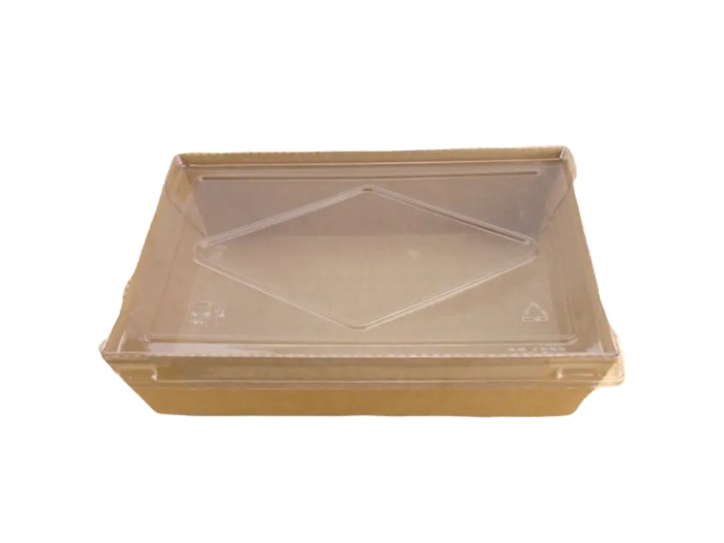BA-L6-001 กล่องอาหารคารฟท์+ฝา 13.5*17*4.58cm(1*50*8)