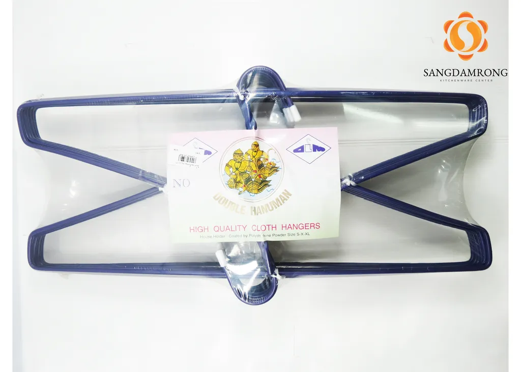 ไม้แขวนเสื้อหนุมาน222(1*12)