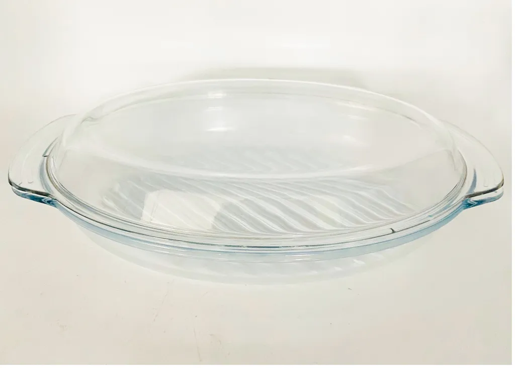 GW 079 ชามอบแก้วทรงรี มีฝา 1.7 ลิตร 13 นิ้ว #9186