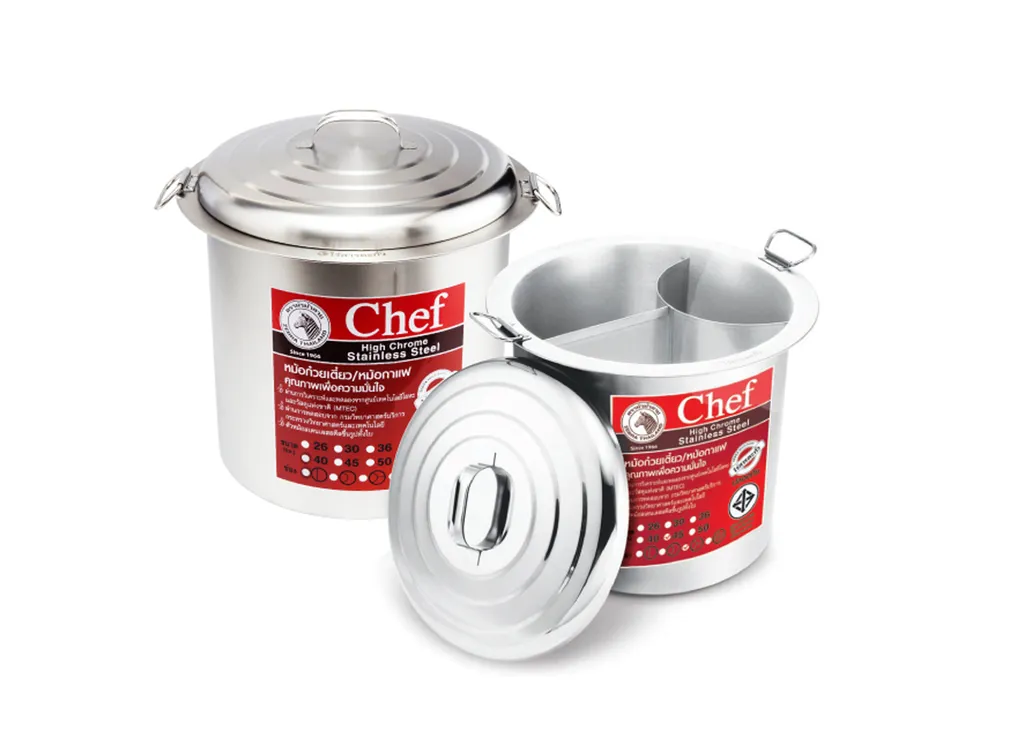 หม้อก๋วยเตี๋ยว Chef 45x3 โค้ง #2724530 (1*1) (ม้าลาย)