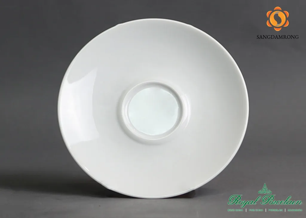 #P7317 w/w จานรองถ้วยเอสเพลสโซ่ 12.5cm. (1*12*72) (คู่#P7316