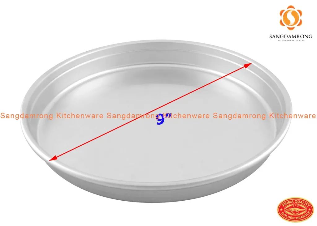 (D) ถาดพิซซ่ากลมหนาม้วนขอบ 9"
