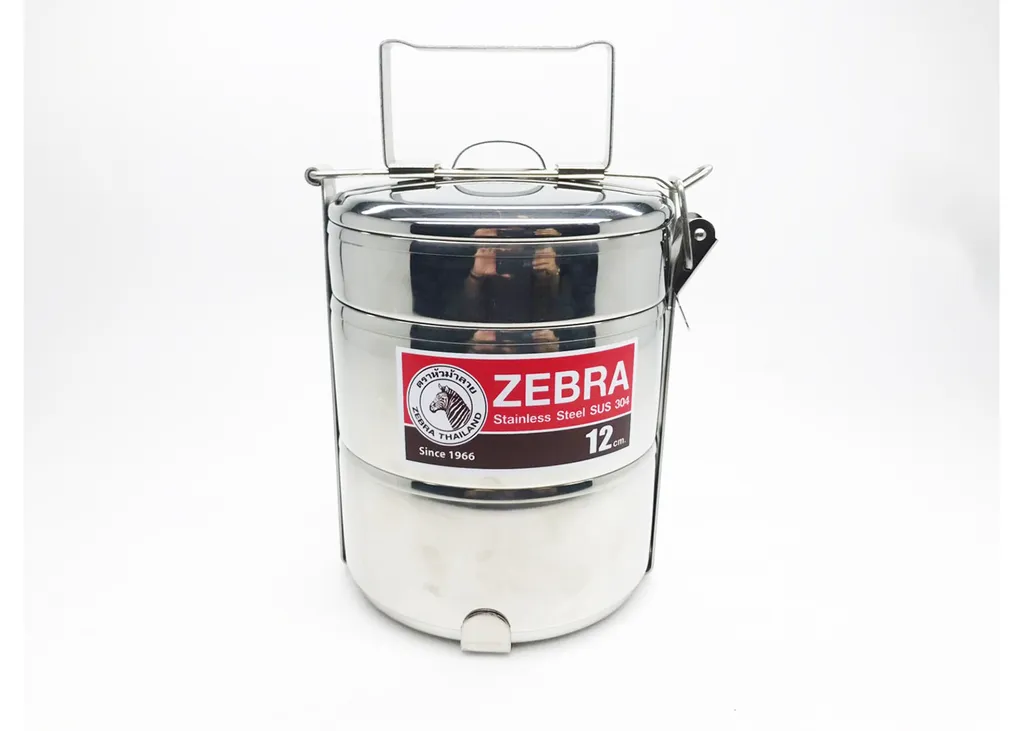 ปิ่นโตบัดดี้ 12 ซม. 2 ชั้นพร้อมชั้นเครื่องเคียง 15