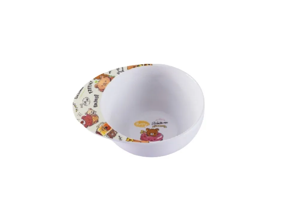 (D)B6044-3.5 ชามเด็ก 3.5 ริลัคคุมะ แฮปปี้ฟู้ด (1*36)