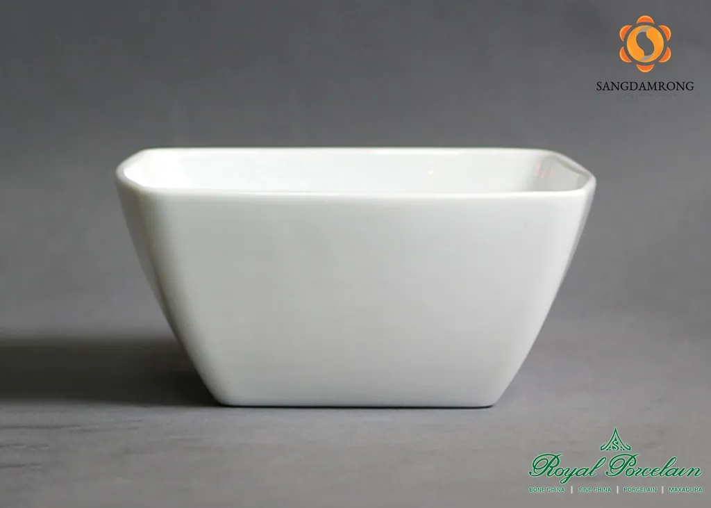 #P4177 w/w ชามเหลี่ยม 14cm. (1*6*36)