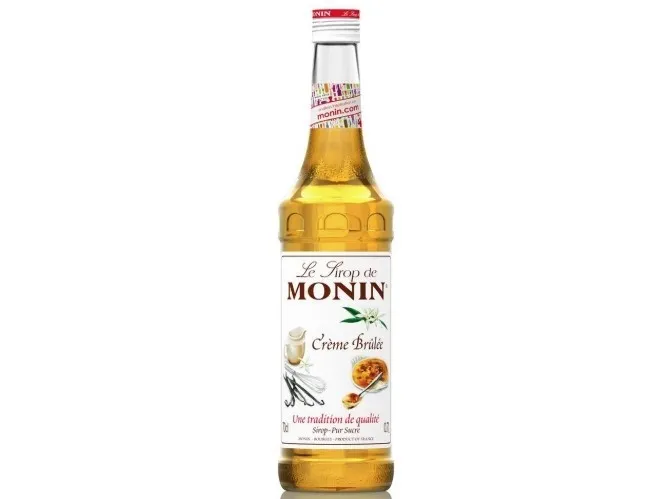 (B) MONIN Creme Brulee Syrup 700ml.