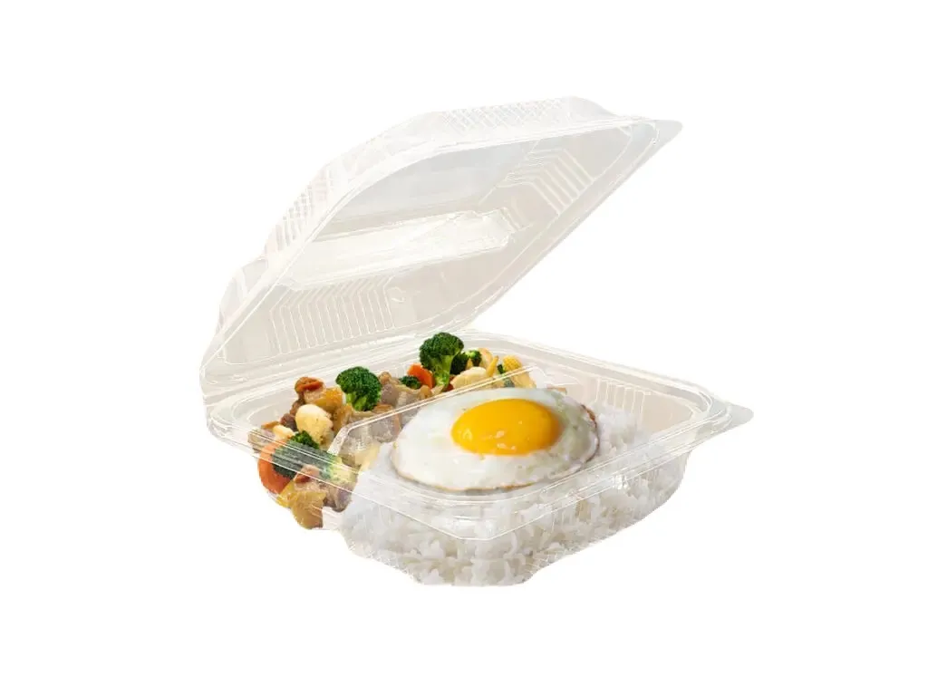 (B) NT-LB500S-2 กล่องพีพีฝาปิดล็อกในตัว2ช่อง860ml. (1*25*12)