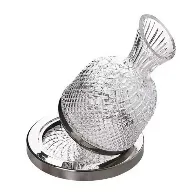 Decanter Glass 1186 ml.มีฐานสเตนเลส