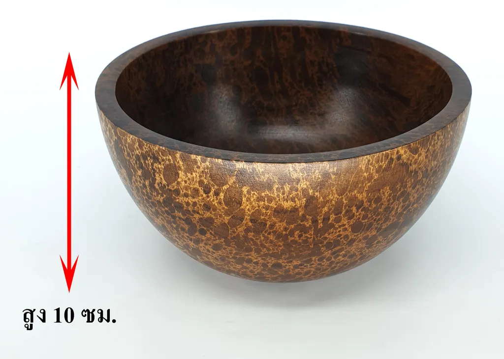 ถ้วย 8" ลายไม้