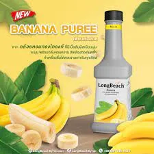 ลองบีช เพียวเร่ กล้วย 900 ml. (1*6)