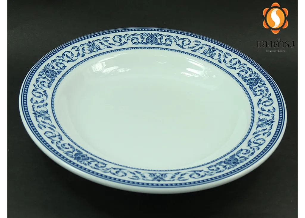 (B) #P0805 กนก จานลึก 19.0 ซม.