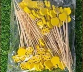 ไม้จิ้มแฟนซี 12 ซม. แบบ B - เสือ (1*100)