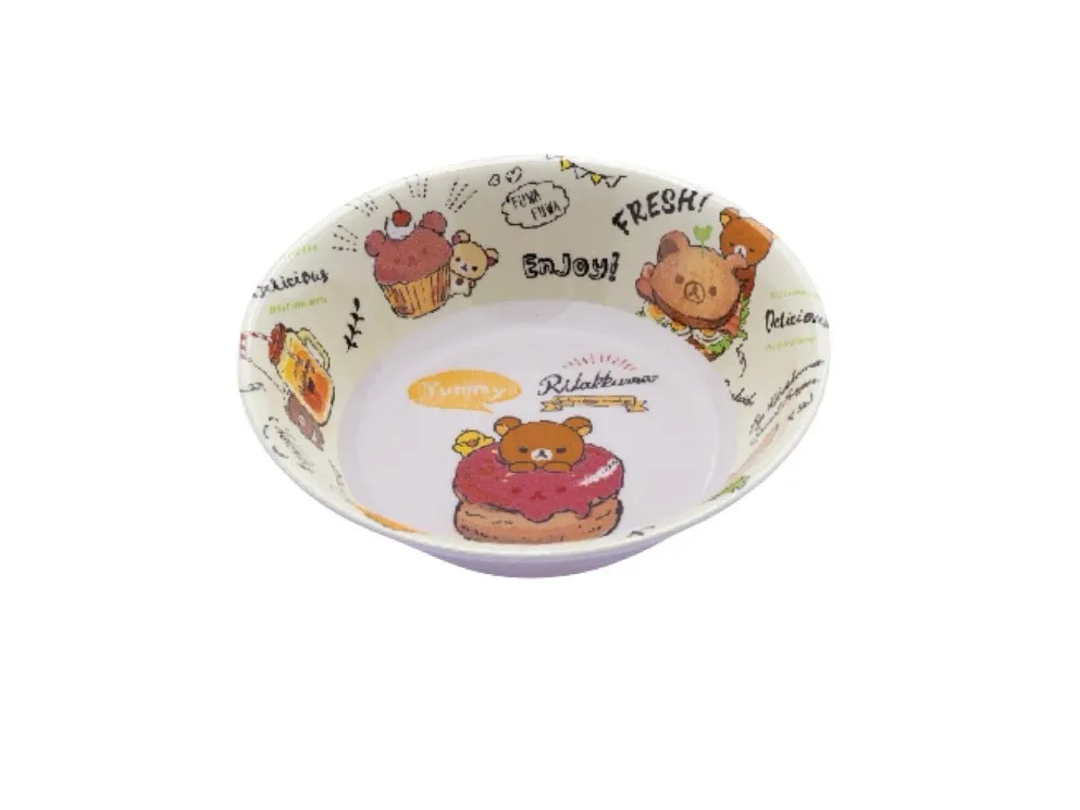 (D)B633-5.5 ชามเด็ก 5.5 ริลัคคุมะ แอปปี้ฟู้ด (1*12)