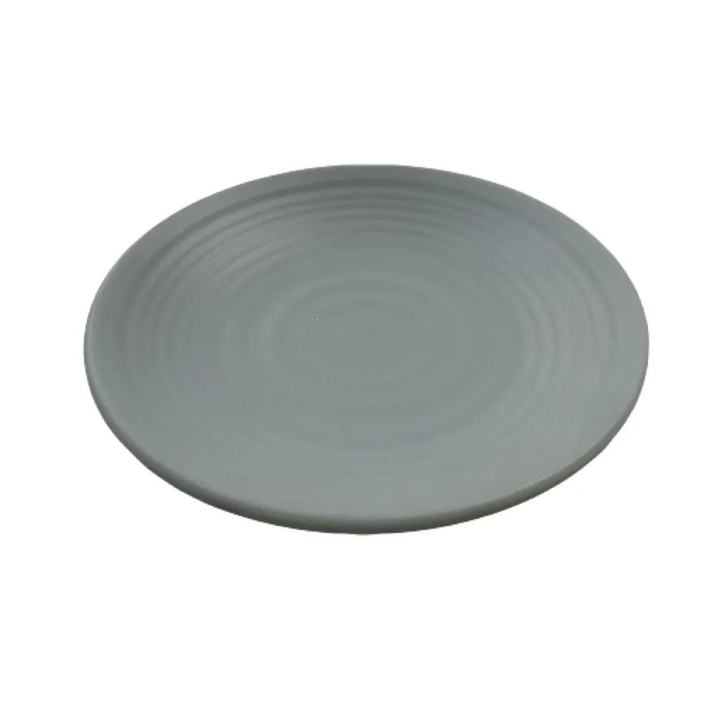 #P94013-8 จานกลม 8" สีหยก