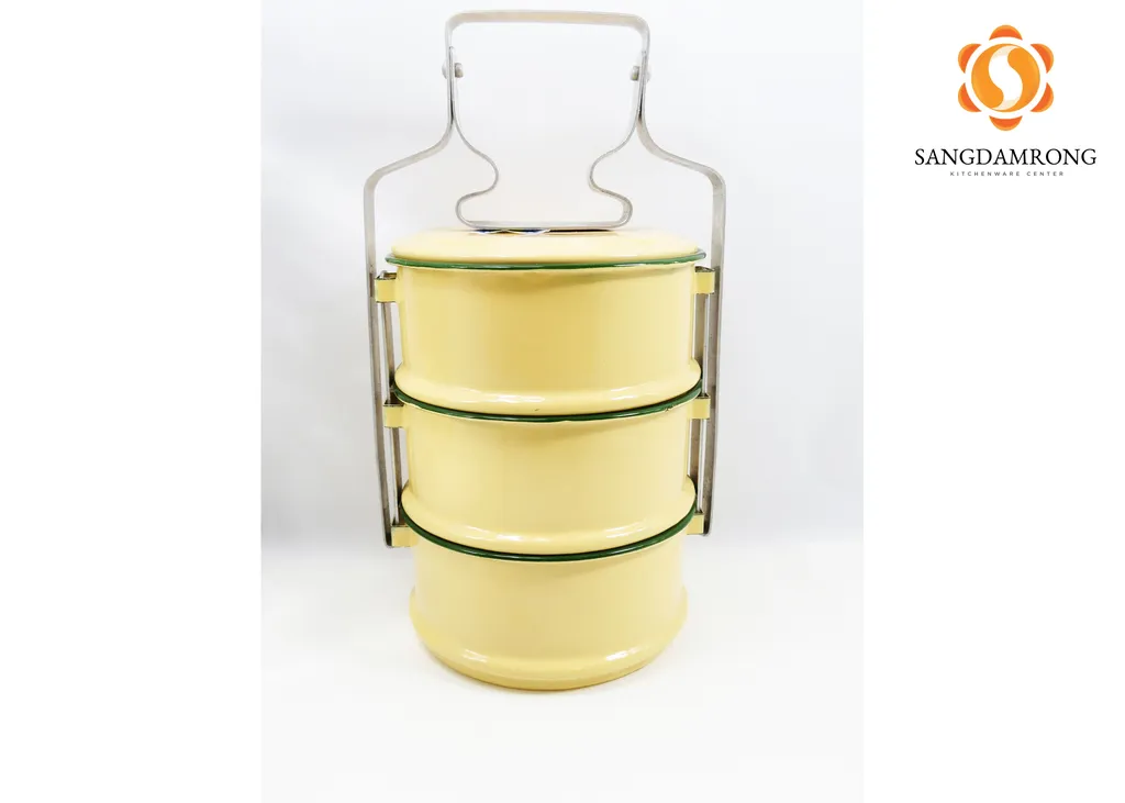 12/3 ปิ่นโตเคลือบกระต่าย