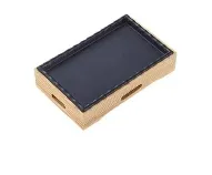 ZB-1332 เทปันยากิจานร้อนสี่เหลี่ยมไม้ไผ่