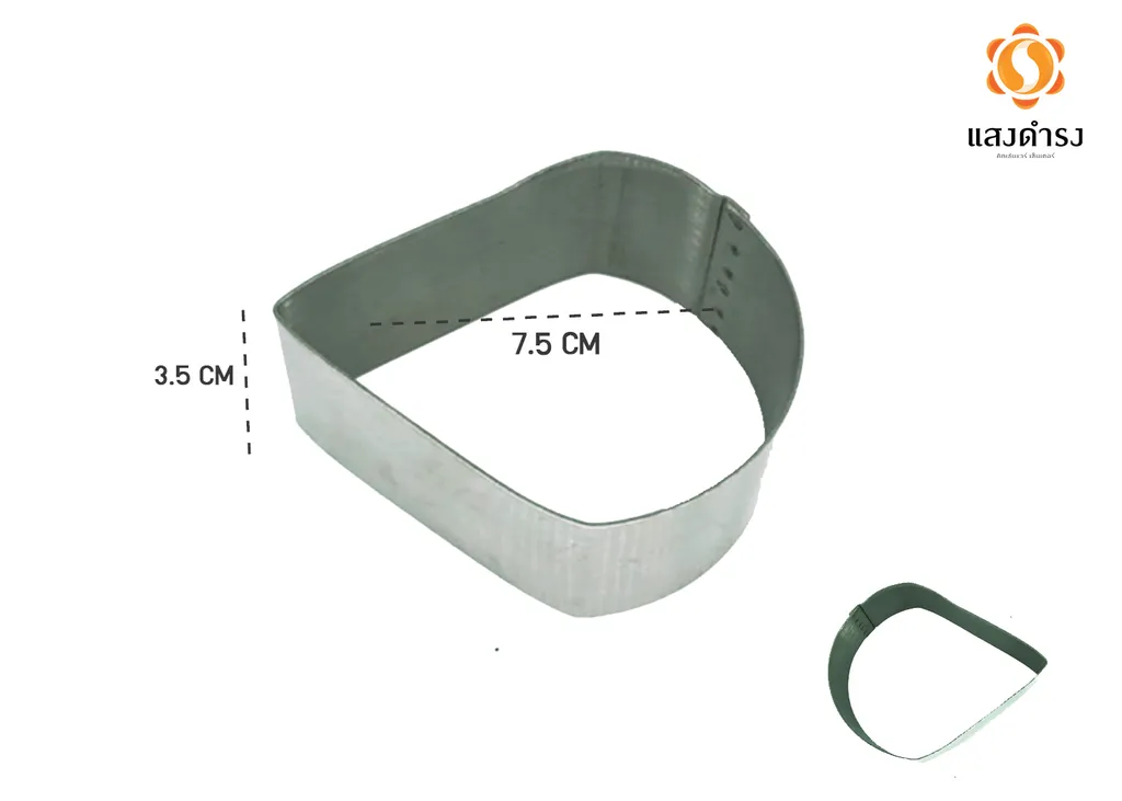 (D) วงสแตนเลสรูปหยดน้ำ 3*H2"