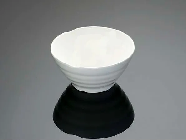 509055 ชามปากบานขอบเว้า 5.5 สีขาว