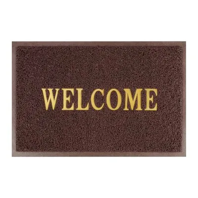 พรมทางเข้า Welcome สีน้ำตาล (40*60 ซม.)