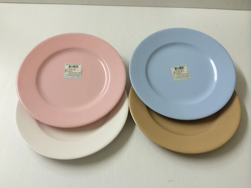 P902-7 จานตื้น 7" ฟ้า (1x12)