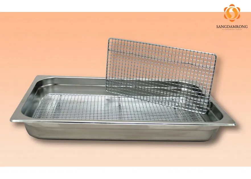 #WPG-810 ตะแกรงพักอาหาร (20x25cm.) GN1/2