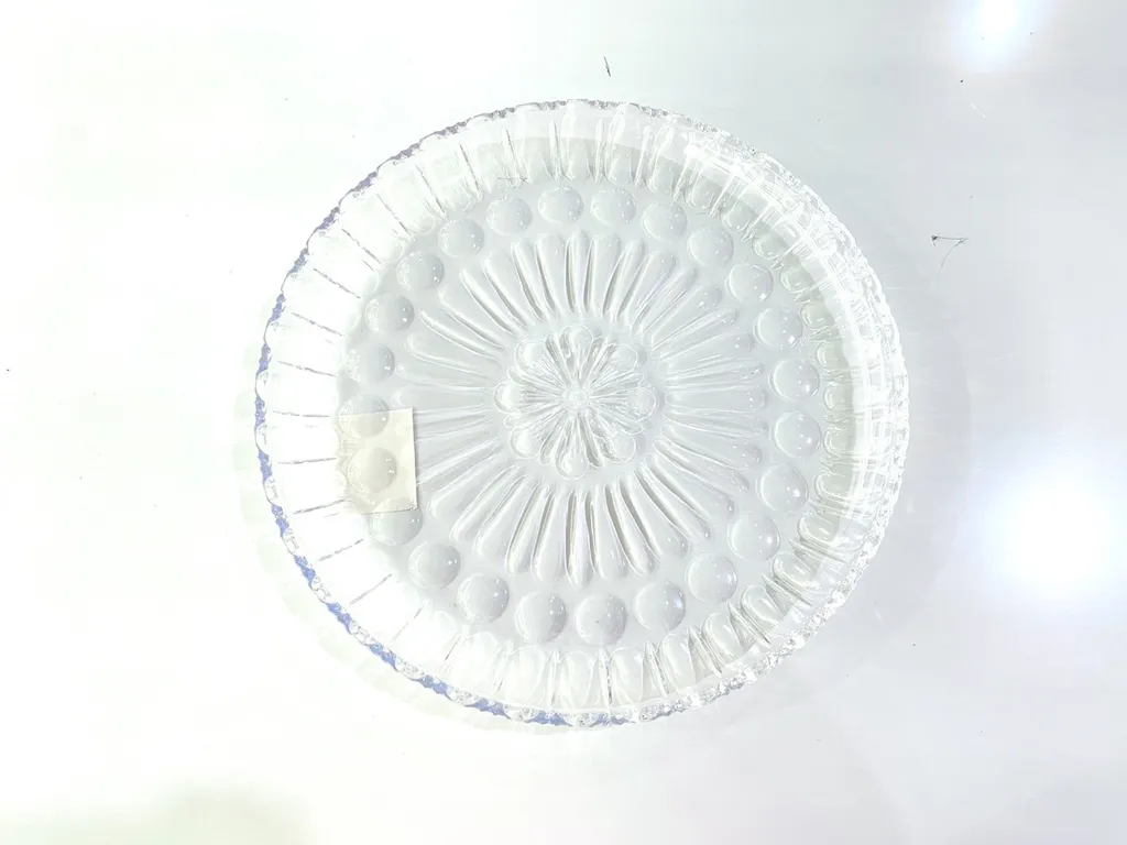 ถาดโชว์อาหารอะครีลิค 30 ซม.#8099 (D29.7*H2.9cm.)