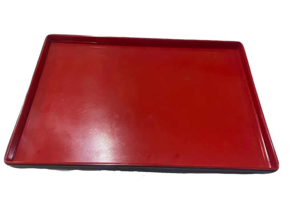ถาดดำแดง 12 นิ้ว (30x20cm.) #MLM0041