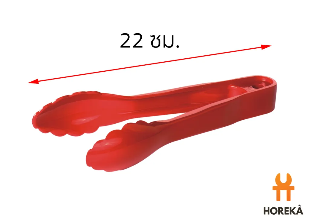 คีบอาหารอคิริค 12" ซม.แดง #8317 (1*72)