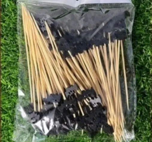 ไม้จิ้มแฟนซี 12ซม. แบบ B - ค้างคาว (1*100)