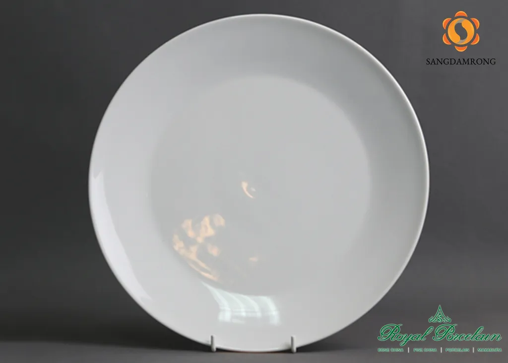 #P0202 w/w จานกลม24cm. (1*12*48)
