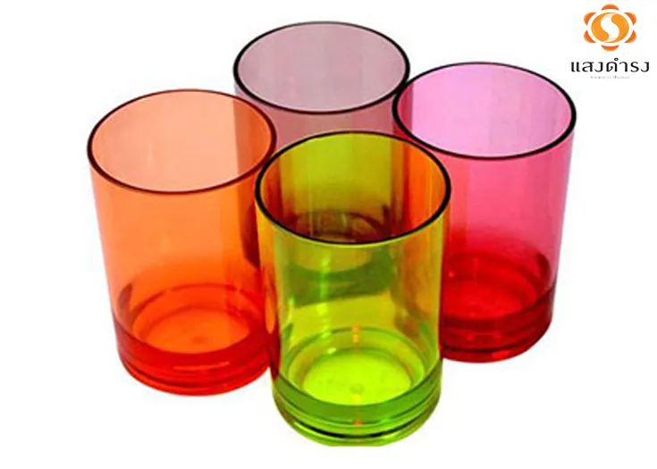 ถ้วยน้ำ 266 TA สีส้ม/แดง 6.5*9.5 ซม.