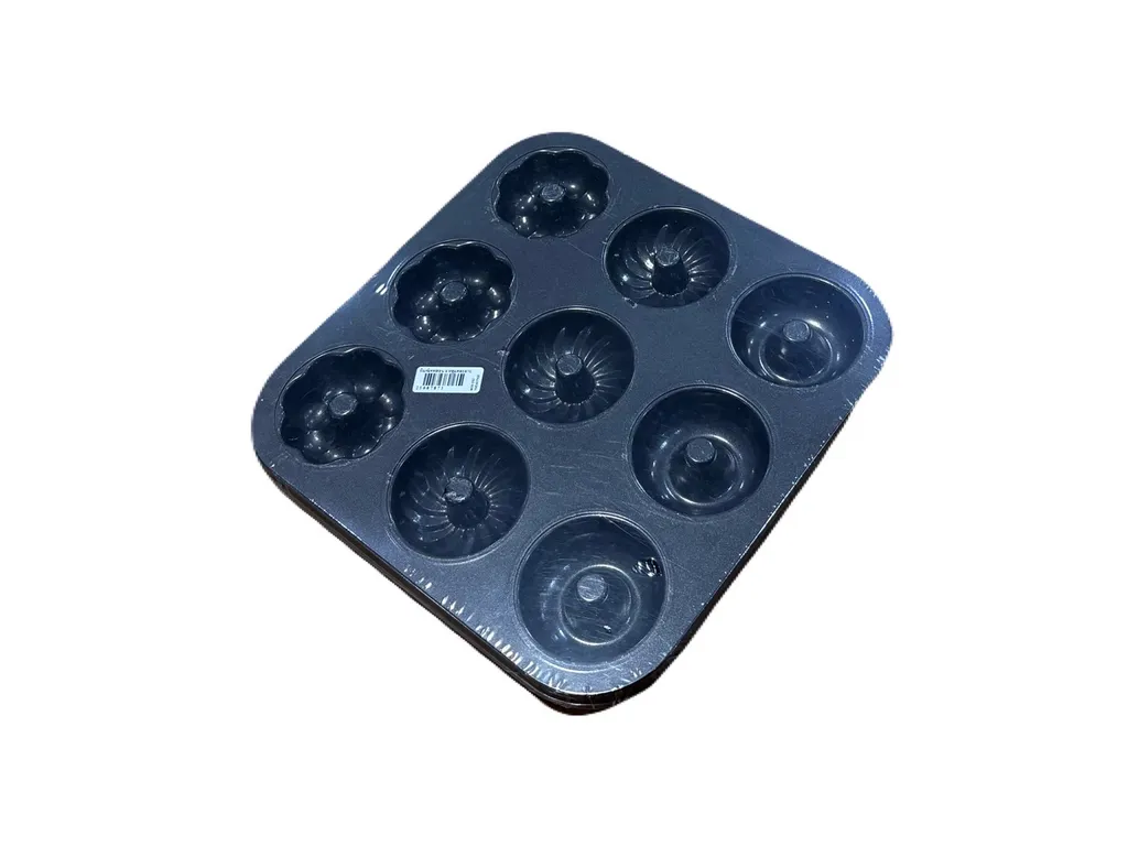 (T) พิมพ์เทฟล่อน 9 หลุมคละลาย 26.5*26.5*2.3 cm.