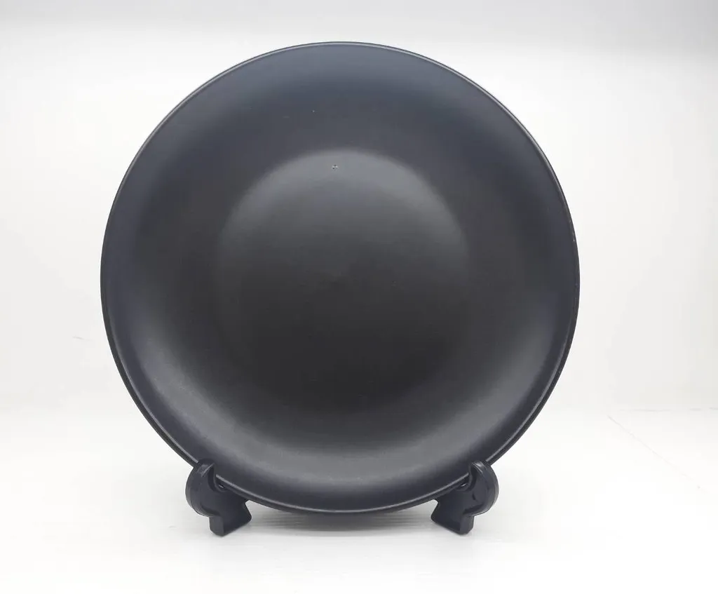 จานใบบัว 10" ดำ