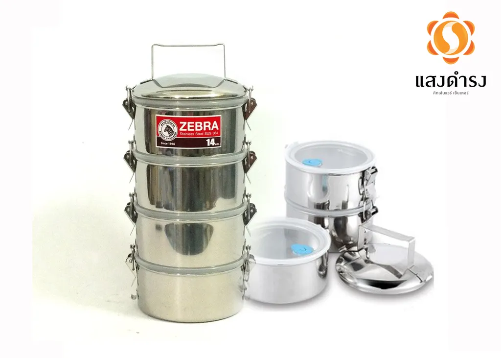 ปิ่นโต 14x4 Smart Lock #1502480 (1*12) แถมตัวปิ่นโต