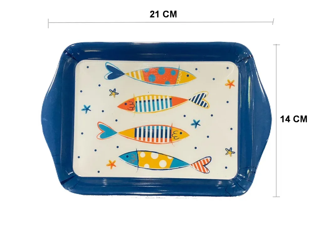 ถาดเหลี่ยมเมลามีน 8012-S4140 (21x14cm.)