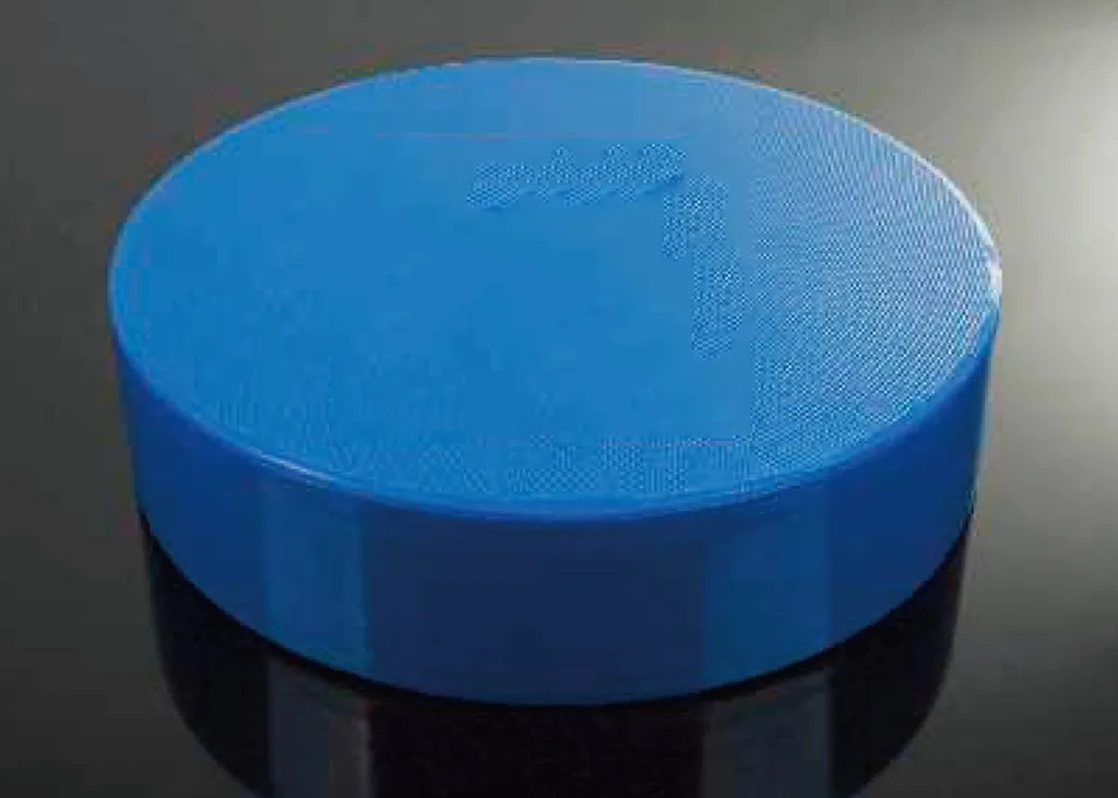 เขียงพลาสติกน้ำเงินกลม 45*5ซม.CBR-BL