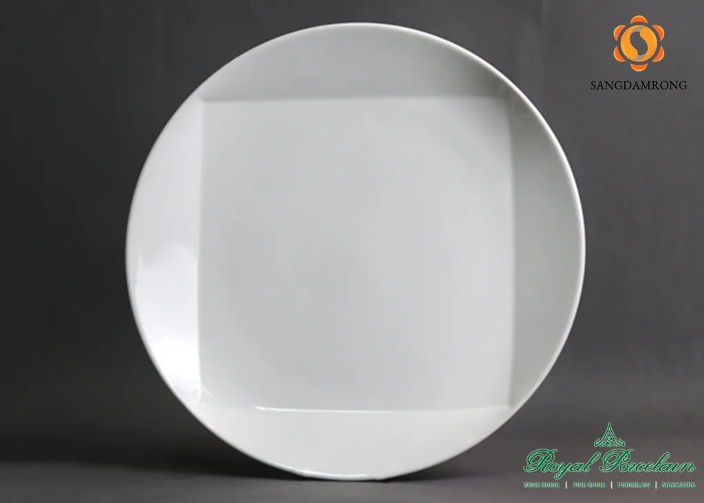 (B) #P6917 w/w จานกลม 30.5cm. (1*12)