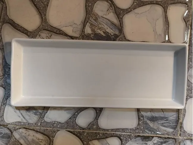 ถาดซูชิ 4x12 ขาวด้าน