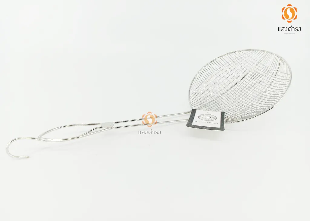 ตักของทอดด้ามลวดหนาใหญ่ 17 ชม.