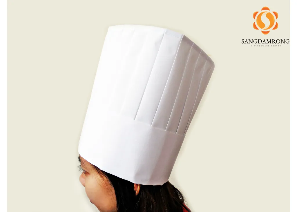 หมวกกุ๊กทรงเปิดบน 9"