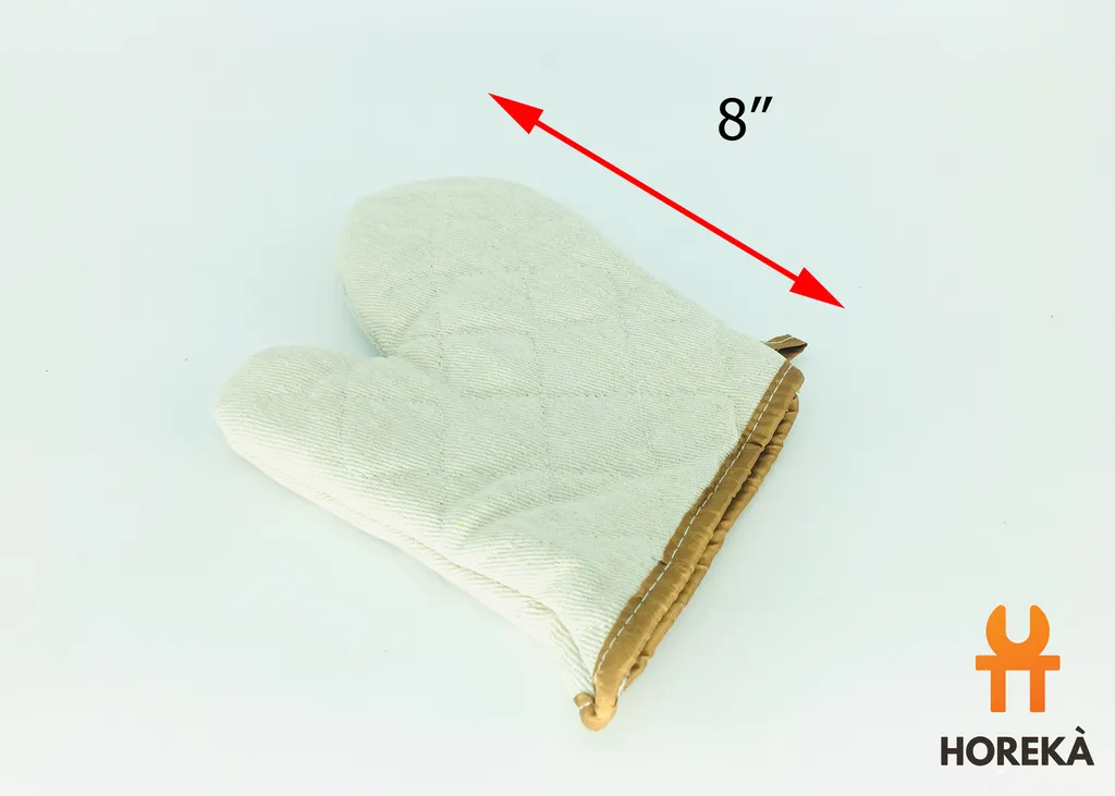 ถุงมือสีครีม S 8"