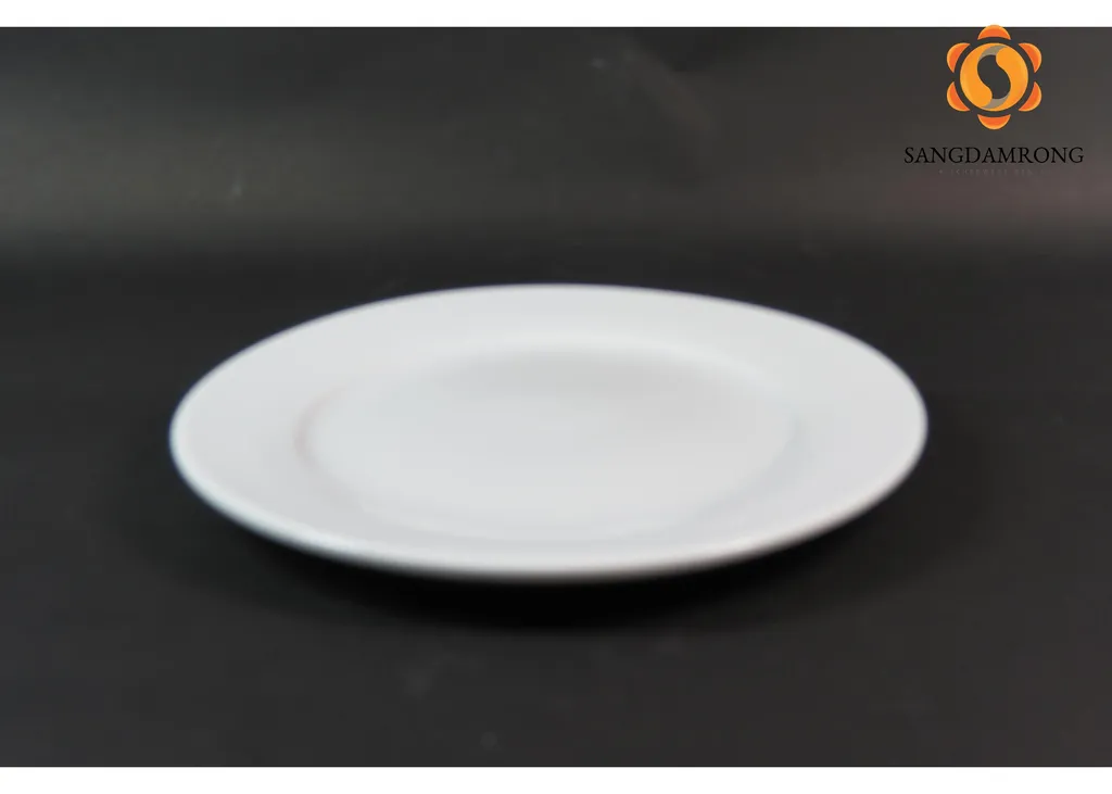 จานกลมขาว 9"cp (1x36)