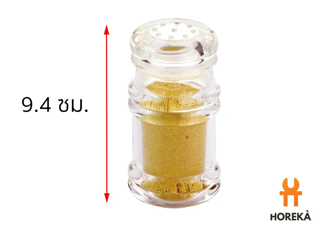 ขวดพริกไทยอะคริลิคกลมใส #8119 (1*144)